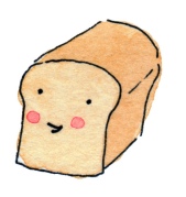 happy loaf of bread
